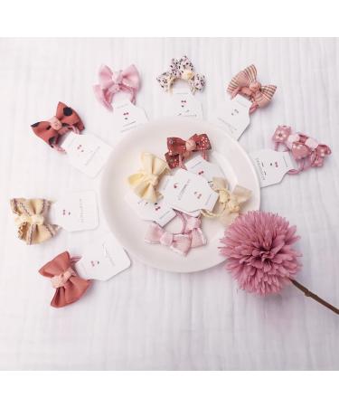 30 Pieces Baby Girls Hair Bows - Elastic Headbands & Ponytail Holders for Toddlers | Quality Hair Jewelry - Buy Online on GoSupps.com