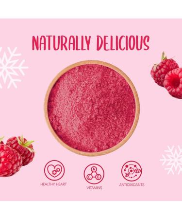  Honeyberry Freeze Dried Raspberry Powder 500 g Freeze Dried Fruit Powder Dried Raspberries Powder for Pastries Desserts Smoothies Natural No Additives - Buy Online on GoSupps.com
