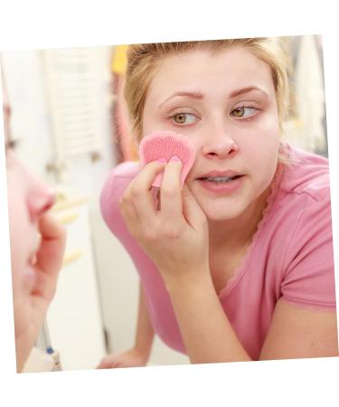 FOMIYES 24 Pcs Rabbit Ears Facial Brush Body Massager Facial Cleansing Brush Hand Held Massager Silicone Face Scrubber for Women Facial Massager Silica Gel Miss Silicone Brush The Face Light Pinkx6pcs 7.5x7.5cmx6pcs - Buy Online on GoSupps.com