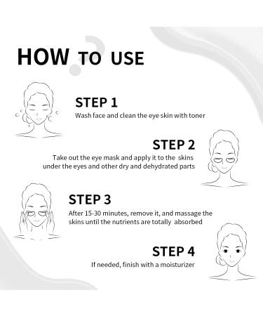 Shop Hyaluronic Acid Collagen Eye Masks | Anti-Aging Dark Circles & Fine Lines | 20 Pairs for Swollen Eyes - Buy Online on GoSupps.com