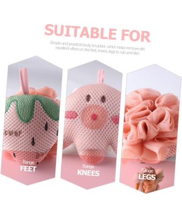 Beaupretty 4 Pcs Cartoon Bath Balls | Women's & Men's Shower Loofah Scrubber Sponge - Perfect for Relaxing Baths - Buy Online on GoSupps.com