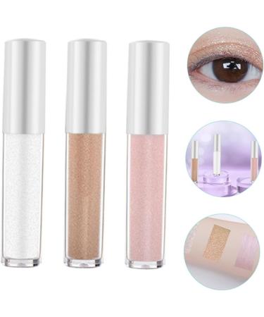 Beatifufu 3pcs Polarized Monochrome Eyeshadow Eye Glitter Korean Makeup Bling Eyeshadow Makeup Gadgets Plastic - Buy Online on GoSupps.com