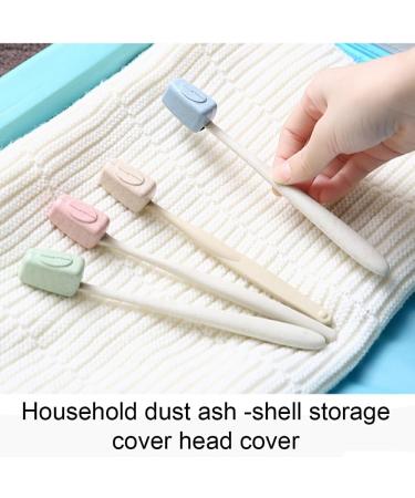 Ioiuskku Portable Toothbrush Covers - 4 Pack Travel Hygiene Holder Compact & Durable ABS Design - Buy Online on GoSupps.com