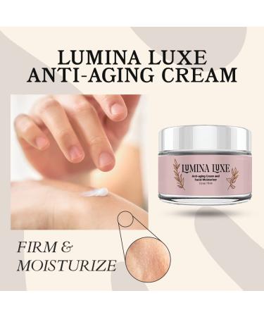 Lumina Luxe Anti-Aging Cream & Facial Moisturizer - Rejuvenate Your Skin - Buy Online on GoSupps.com