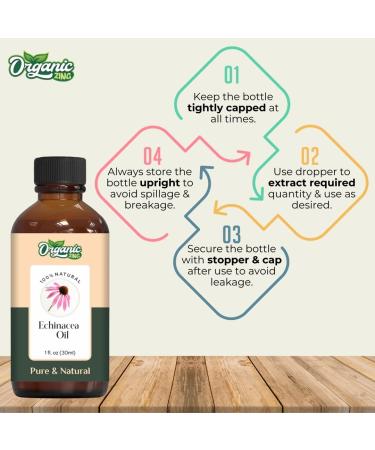 Echinacea Oil - Pure Natural Carrier Oil for Skincare & Hair Care - 30ml | Echinacea angustifolia - Buy Online on GoSupps.com