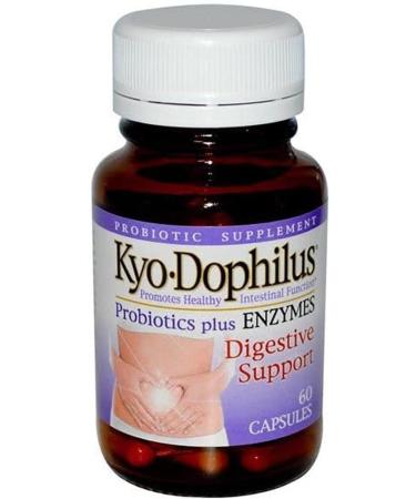 Kyolic Kyo-Dophilus Enzymes+ Probiotic Nutrient Digestion and Gut Health* 60 Capsules - Buy Online on GoSupps.com