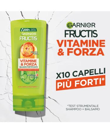 Fructis Vitamine & Forza Balm for Fragile & Dry Hair 200ml | International Shipping - Buy Online on GoSupps.com