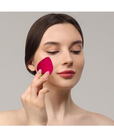 Fellflying Fruit Shaped Cosmetics Sponge | Cute Fruit Shape Soft Beauty Sponge - Makeup Blender Cosmetics Sponge for Women Girlfriend Mother Wife Strawberry - Buy Online on GoSupps.com