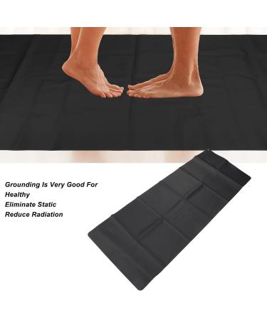 Set of 2 Grounding Mats & Bracelets - Better Sleep Stress Relief & Pain Relief | 180 x 68 cm Large Grounding Pads for International Shipping - Buy Online on GoSupps.com