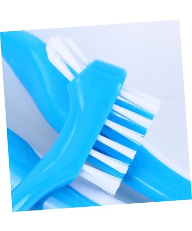 TOVINANNA 6-Piece Prosthesis Cleaning Brush Set - Double-Sided Toothbrush for Dentures Care & Maintenance - Buy Online on GoSupps.com