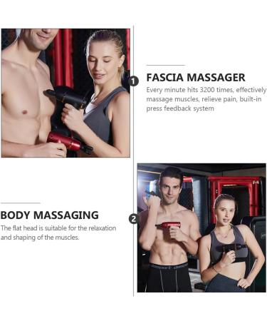 Buy Tovinanna Fascia Massage Device | Deep Tissue Body Relaxation & Fitness Massager - 18x13.5x4cm Black | International Shipping - Buy Online on GoSupps.com