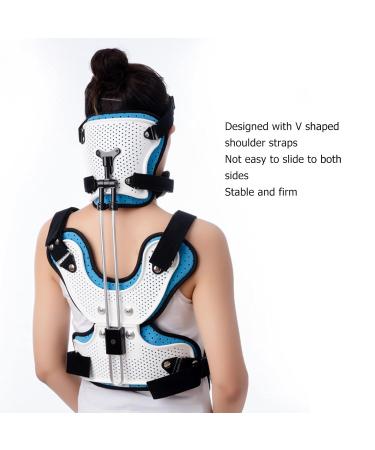 Nsxayiwe Cervical Traction Device - Adjustable Head & Neck Support for Adults | Breathable V-Shaped Shoulder Straps - Buy Online on GoSupps.com
