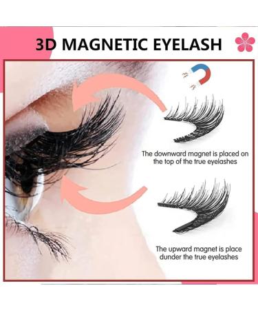 ZZCV Koleen Made Magnetic Eyelashes Koleen Magnetic Lashes Koleen Magnetic Eyelashes Pro Koleen Eyelashes Reusable & Waterproof Magnetic Eyelashes with Applicator False Lashes (Natural) - Buy Online on GoSupps.com