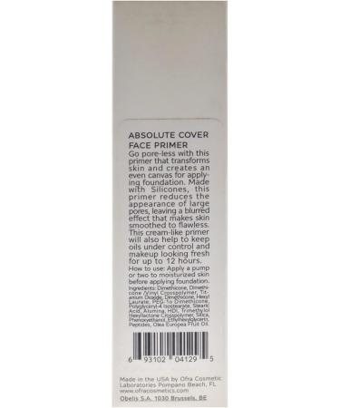 Ofra Absolute Cover Face Primer for Women - 1 Ounce | Best International Shipping & Quality Make-up - Buy Online on GoSupps.com