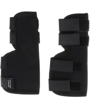 Youngy 1 Pair Legs Brace Pet Knee Hock Protector Dog Pad Therapeutic Support Shockproof - M - Buy Online on GoSupps.com