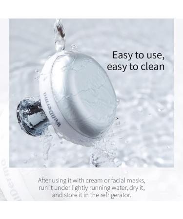 WELLDERMA Unbreakable Stainless Steel Beauty Facial Roller - Magic Cooling Cryo Roller for Puffiness & Wrinkles | Must-Have Skincare Tool - Buy Online on GoSupps.com