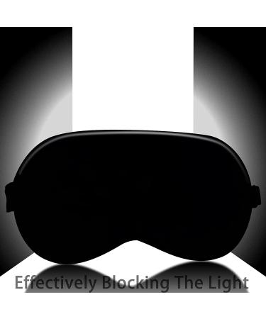 Super Soft Sleep Mask with Adjustable Strap - Lightweight Blindfold for Men & Women - Blocks Light - 3 Pack (Black, Gray, Pink) - Buy Online on GoSupps.com
