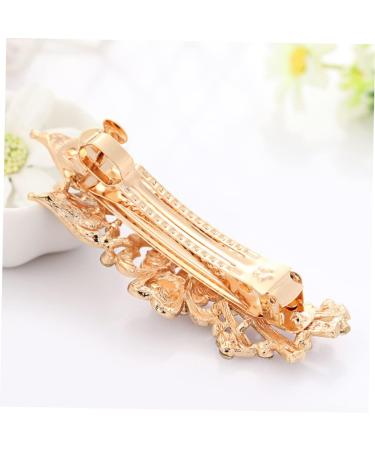 Beaupretty bridal hair clip french hair pin hair barrettes for girls rhinestone hair clip french barrette hair clips rhinestone barrettes girl hair clips crystal bride hair Crystal - Buy Online on GoSupps.com