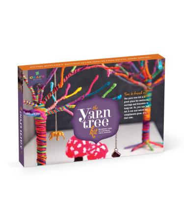 Craft-tastic   Yarn Tree Kit   Craft Kit Makes One 18 Tall Jewelry Organizer Craft-tastic DIY Yarn Tree Craft Kit