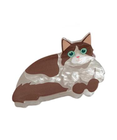 Uozonit Cat Hair Clips Cat Hair Clips for Women Animal Claw Clips Cute Claw Hair Clip Small Cat Hair Catcher Claw Clip Kitten Hair Clip for Men and Women Muppets