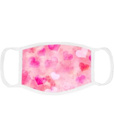 ZQP 2PCS Valentine's Day Face Bandana Cotton Face Bacalava Unisex Cute Heart Mouth Bacalava Reusable Dustproof Face Bacalava for Outdoor Activities - Buy Online on GoSupps.com