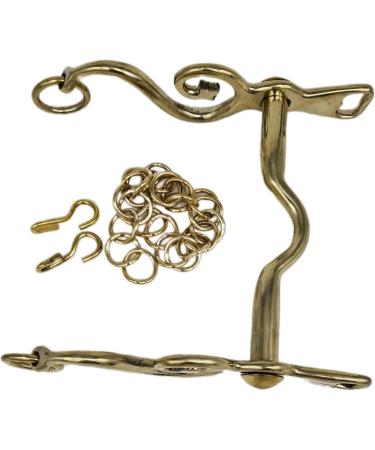 Kandare Spanish Baroque Portuguese Show Bridle - 12.5 to 16.5 Gold & Silver Includes Chin Chain - Buy Online on GoSupps.com