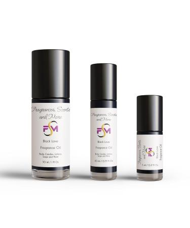 Fragrances Scents and More Black Love Fragrance Oil - 0.33 Fl Oz Glass Roll On (10ml) - Buy Online on GoSupps.com