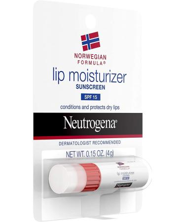 Neutrogena Lip Moisturizer SPF 15 - 2 Pack | Hydrating Lip Balm for Soft, Smooth Lips - Buy Online on GoSupps.com
