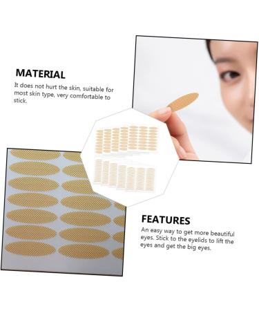 Ipetboom 40 Sheets Lace Double Eyelid Sticker Female Makeup Eyelid Stickers Fiber Eyelid Lift Eyelid Makeup Decals Makeup Sticker Supplies Natural Eyelid Patch Double Eyelid Tape Miss Eyes - Buy Online on GoSupps.com
