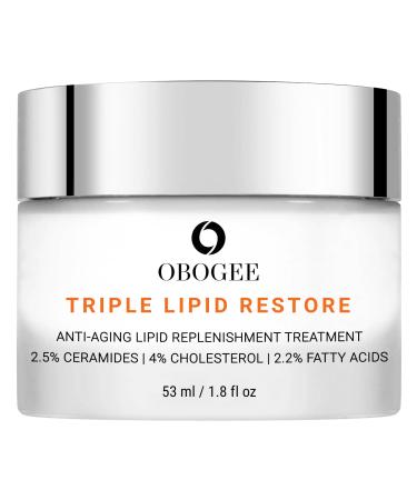 Triple Lipid-Peptide Cream: Enriched with Lipids Ceramides Peptides Hyaluronic Acid and Fatty Acid for Firming Anti-Aging and Plumping Face Moisturizer (53 ml /1.8 fl oz) 1.8 Fl Oz (Pack of 1) 1.8