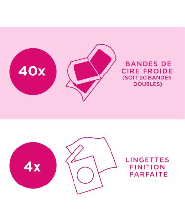 Veet EASY GEL - 40 Bandes De Cire Froide Visage - Peaux Sensibles - Sans Frotter - Epilation Longue Dur e Easygel - Buy Online on GoSupps.com