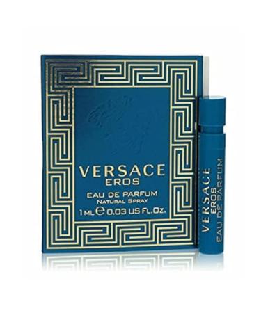 Versace Eros Eau De Parfum Travel Sample Spray Vial .03 Oz/1 Ml