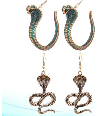 SOIMISS 4 Pairs Earrings Earring Cuffs for Women Earings for Women Long Silver Eardrop Popularity Miss - Buy Online on GoSupps.com