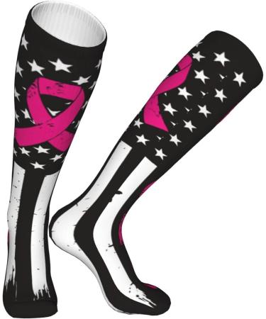 Breast Cancer Awareness Compression Socks for Men & Women | 15-20 mmHg | Support for Running & Cycling - Buy Online on GoSupps.com