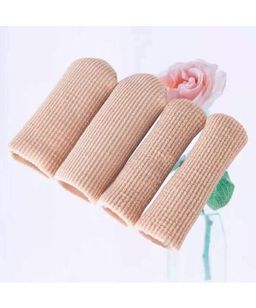 Slim Gel Toe Sleeves - 4pcs Silicone Toe Covers for Toe Protection, Comfort and Crack Prevention - Size S - Buy Online on GoSupps.com