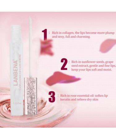 Organic Lip Plumper Serum | Enhances Lip Elasticity | Moisturizing Lip Care Stick | Reduces Fine Lines & Boosts Volume (1PC) - Buy Online on GoSupps.com