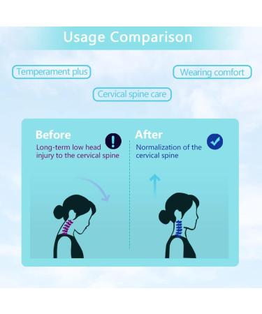 Neck Posture Corrector 360 Rotation Adjustment Hump Corrector Folding Design Easy to Carry Neck Adjuster Suitable for Men Women Students - Buy Online on GoSupps.com