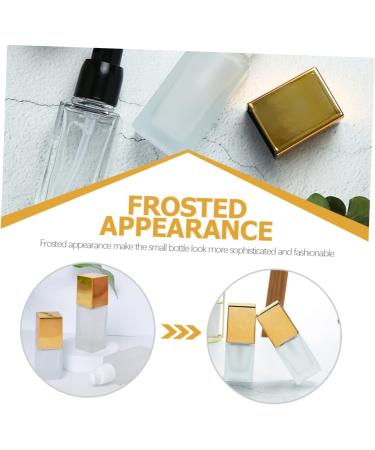 12 Pcs Square Liquid Foundation Bottle Travel Bracket Filling As Shownx3pcs 10.5x3.2cmx3pcs - Buy Online on GoSupps.com