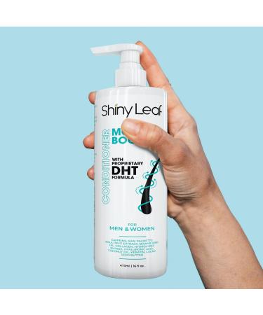 Moisture Rich DHT Conditioner 16oz - Sulfate Free Deep Conditioner for Hair Growth - Shiny Leaf - Made in USA - Ideal for Men & Women - Buy Online on GoSupps.com