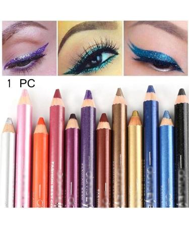 Fashion Colorful Eyeliner Pen Highlighter Waterproof Eyeshadow Glitter Pencil Cosmetic Glitter Eyeliner (Color : Style 03) - Buy Online on GoSupps.com
