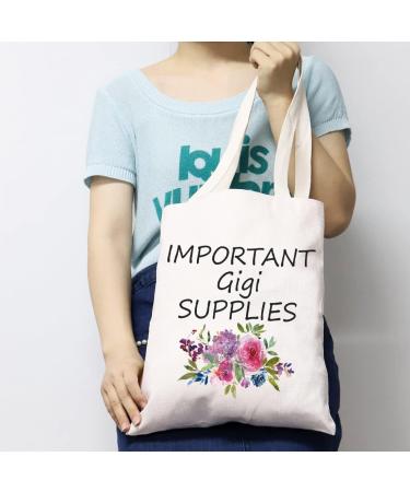 Shop Gigi Supplies Tote Bag - Ideal Gigi Birthday & Mother's Day Gifts | Medium Size Ships Internationally - Buy Online on GoSupps.com