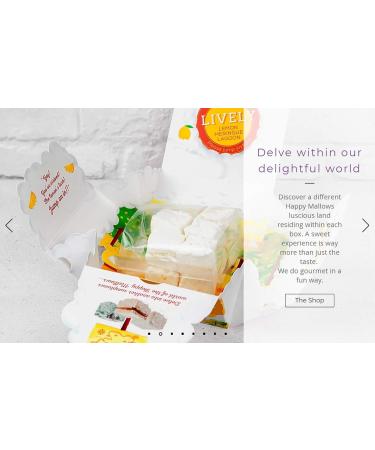 Sweetly Salted Caramel Gourmet Marshmallows by Happy Mallows | Handmade & Family Run | 120g Box - Buy Online on GoSupps.com