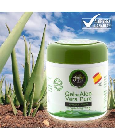 Premium Aloe Vera Gel & Cream 500ml - Moisturizing for Face & Body | Sunburn Relief Acne Treatment & Soothing Razor Burn for Men & Women - Buy Online on GoSupps.com