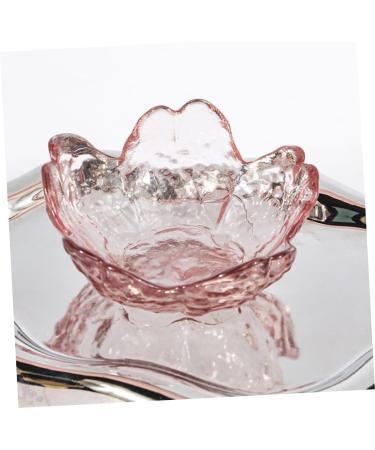 Healeved penholder tool dish for acrylic nails Nail Pen Acrylic Palette nail stand glass nail dish cups Accessories crystal glass glass Cherry blossoms manicure - Buy Online on GoSupps.com