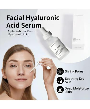 2% Alpha Arbutin + Hyaluronic Acid Facial Serum - Brightening Serum for Dark Spots Fade Acne Scars & Pigmentation - Helps Reduce The Appearance of Melasma & Blemishes - 1 Fl Oz (2PC) - Buy Online on GoSupps.com