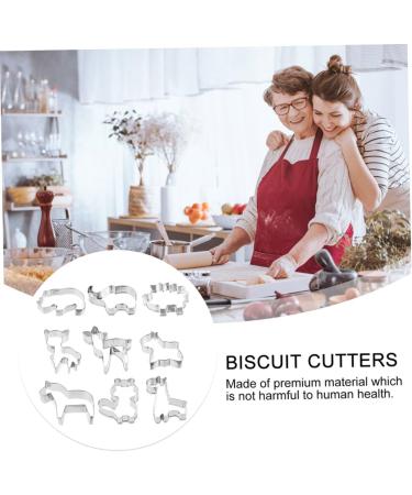 Zerodeko 18pcs Fondant Cake Cutting Dies Zoo Animal Biscuit Mold Cutters Baking Molds Animals Shape Biscuit Fruit Cake Rings for Cake Fondant Molds Cookie Mold Stainless Steel Animal World - Buy Online on GoSupps.com