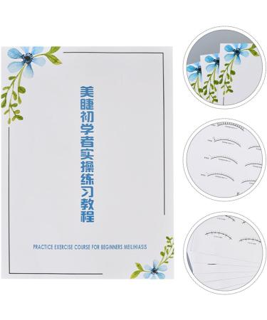IMIKEYA Papier pour Cils D Entra nement 6 Feuilles Blanches pour D butants Cahier D Exercices de Greffe de Cils Professionnel Outil de Formation Pratique - Buy Online on GoSupps.com