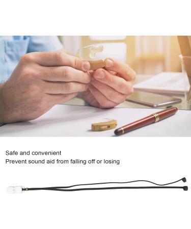 Buy Tonhilfe Lanyard Clip - Black Hearing Aid Anti-Loss Rope for Kids | Clay Aid Protection Clip | Ideal for Sports & Outdoor Activities - Buy Online on GoSupps.com