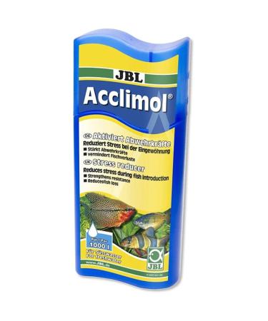 JBL Acclimol 2307200 water conditioner for freshwater aquariums to acclimate fish 250 ml 1 kg (1 pack)
