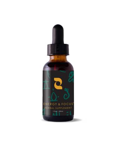 Redmint Energy & Focus Herbal Tincture | Herbal Supplement Rooted in Ancient TCM Wisdom | Natural Support for Boost Energy and Sharpen Focus with Ashwagandha Rhodiola Schisandra Holy Basil| 30 ml